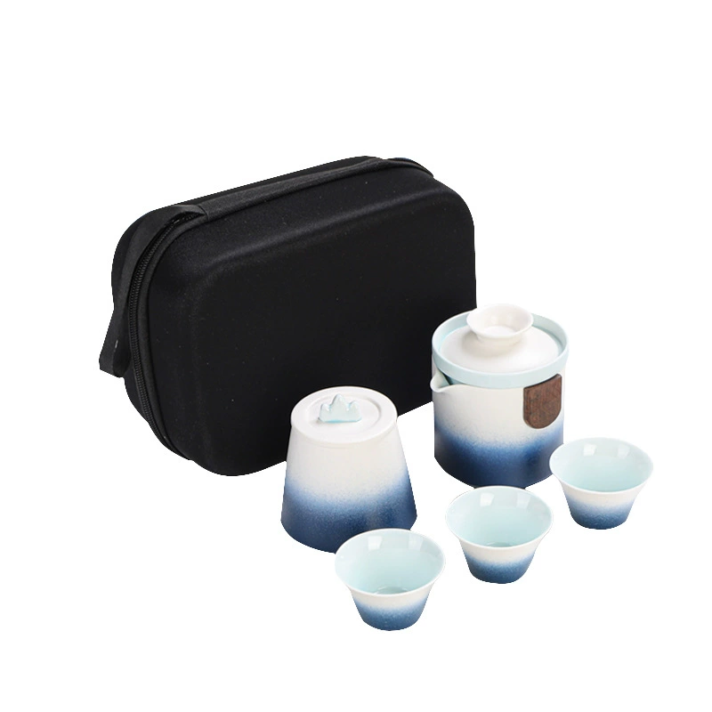 Handheld travel bag, tea set, travel ceramic tea cup