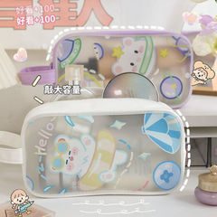 透明可愛大容量筆袋年新款ins風韓版日系高顏值小眾女孩