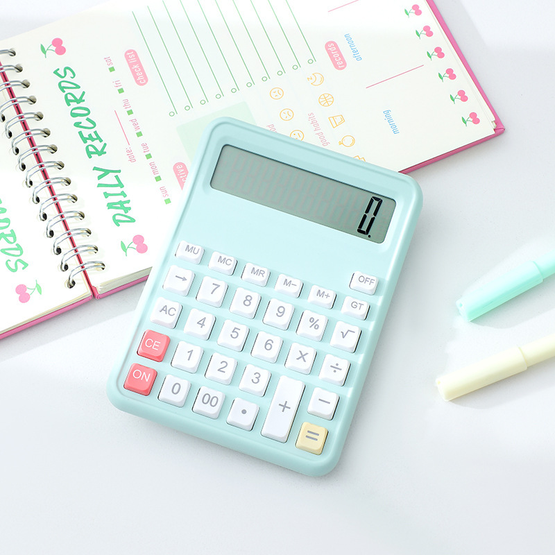 人民教育版電卓 小学生4年生数学教科書 同期コンピュータ財務オフィス電卓|undefined