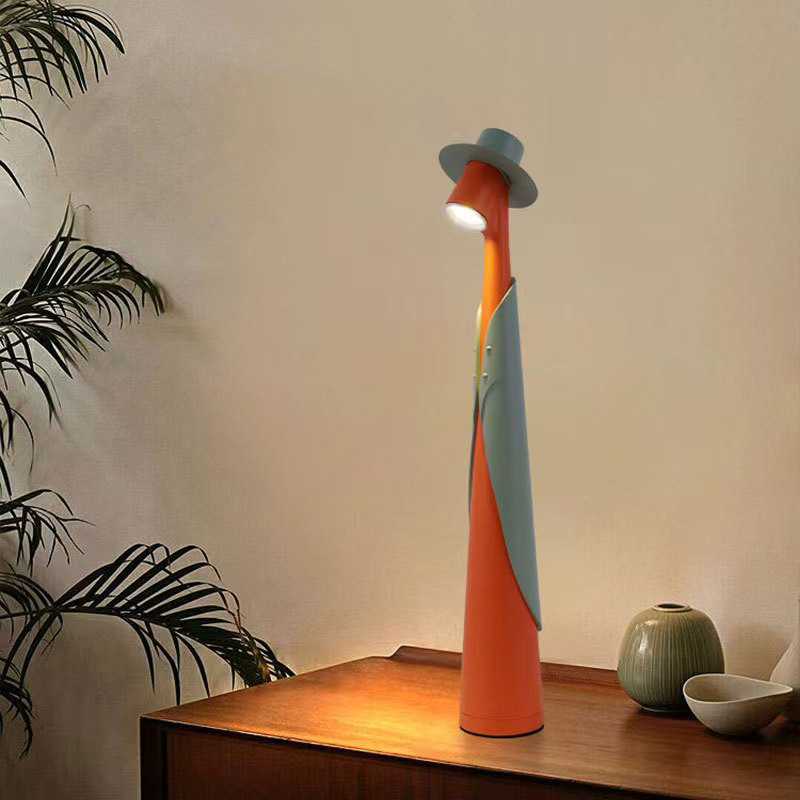 Spanish Night Light Creative Table Lamp Atmosphere Lamp Tall Multifunctional Living Room Dining Room Portable Rechargeable Table Lamp