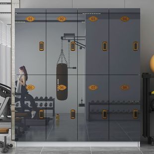 Staff Wardrobe Beauty Salon Bath Center Bag Storage Cabinet Wooden Bathroom Yoga Studio Gym Locker with Lock