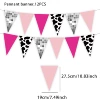 Pennant 12PCS-Disco Cow Pattern