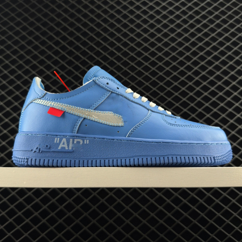 Putian AF1 skate OW Air Force No. 1 red de hilo OFF AF1 OW zapatos de skate casuales para hombres y mujeres.