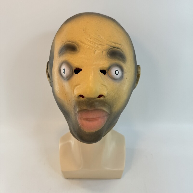 Bobioluo just funny black mask masquerade spoof latex headgear Halloween party performance props