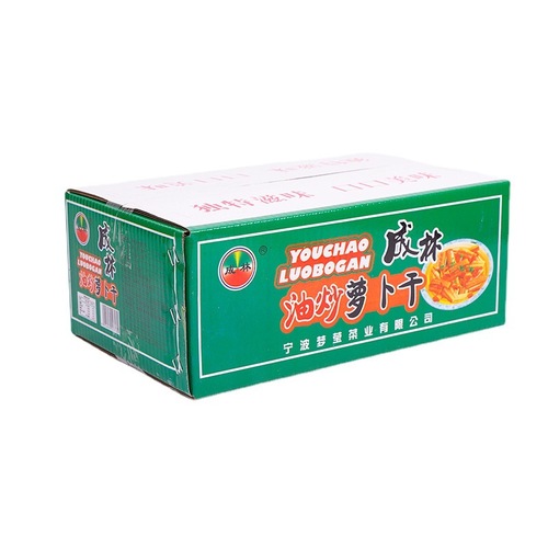 Chenglin Oil-Fried Radish Sticks, a Complete Box of Crispy Snack, Salty Pickled Vegetables in a Bag, Ready-to-Eat Dishes