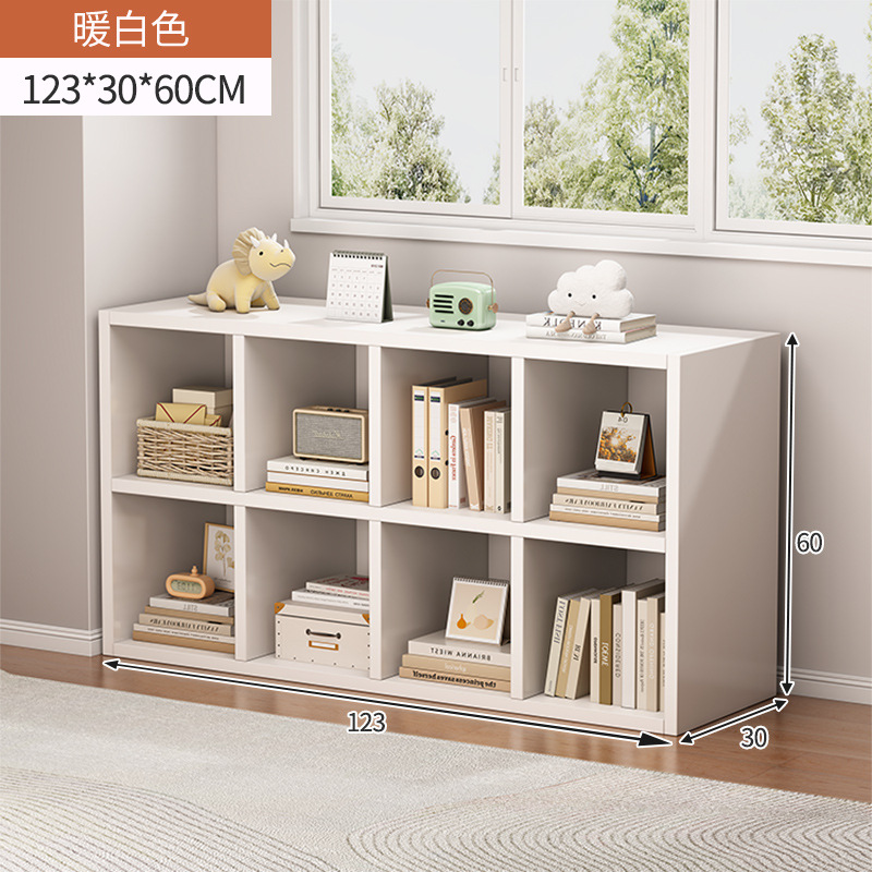 Gabinete de celosía para niños Gabinete de piso Gabinete de almacenamiento combinado Estante de estudiantes Estante contra la pared Gabinete bajo Armario de sala de estar