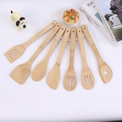 天然楠竹锅铲家用厨房不粘锅专用耐高温竹制锅铲煎铲饭勺炒菜铲子