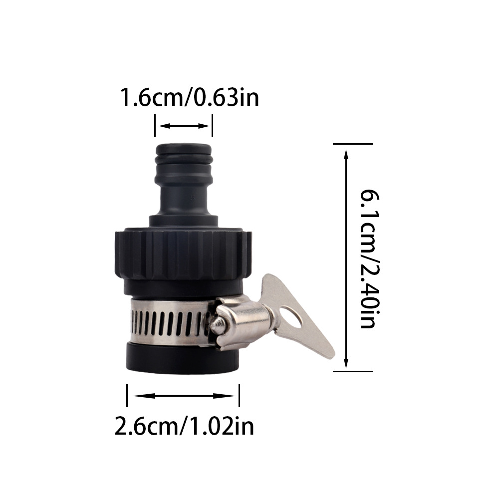 Accesorios de conector de grifo de jardín invernadero equipo de riego universal conector rápido de tubería de agua riego por goteo y accesorios