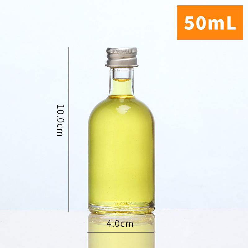 卸売ガラス小ボトル 30 ミリリットル 50 ミリリットル 100 ミリリットル透明ガラステイスティングボトル酒ボトル密封された空のボトル|undefined