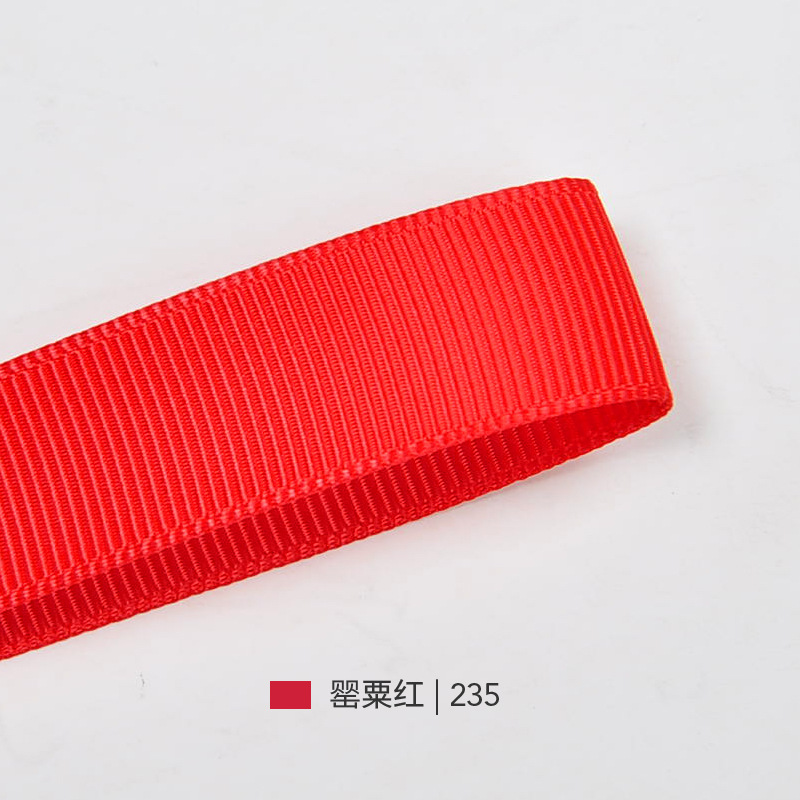 Cinta en stock al por mayor de 1.6cm, cinta para ramos, material de embalaje para regalos, decoración de zapatos y sombreros, cinta tejida de poliéster, cinta con hilo.