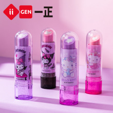 iigen一正文具三丽鸥家族形象口红橡皮擦创意卡通儿童橡皮无碎屑