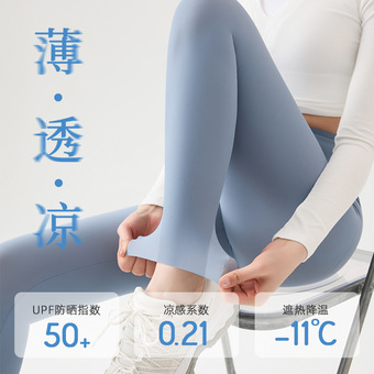 鲨鱼裤女可外穿收腹提臀瑜伽裤显瘦运动大码打底裤薄款夏天紧身裤