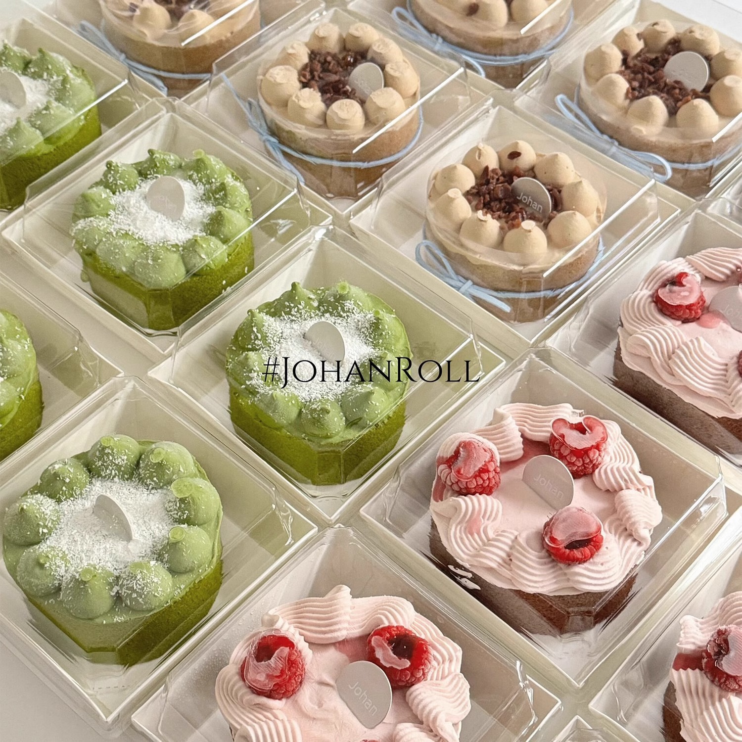 Caja de embalaje de pastel de elevación transparente 2 pulgadas 3 pulgadas caja de pastel cortada en cuencos de cuatro pulgadas caja de embalaje de postre tiramisú