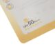 Factory direct yellow single-sided transparent fashion mask packaging self-sealing bag matte film printing composite plastic bag wholesale