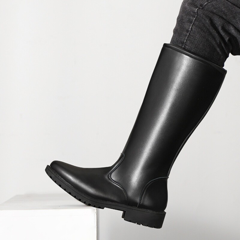 Men's and Women's Leather Boots, Men's Shoes, Cosplay Anime Game Riding Boots, Ceremonial Captain Boots, Martin Boots, Cotton-Padded Trendy Brand Men's and Women's Leather Boots, Men's Shoes, Cosplay Anime Game Riding Boots, Ceremonial Captain Boots, Martin Boots, Cotton-Padded Trendy Brand