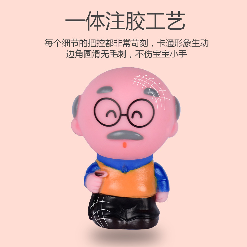 搪胶手指玩偶 4-6男孩女孩儿童玩具动物卡通公仔跨境电商工厂直销