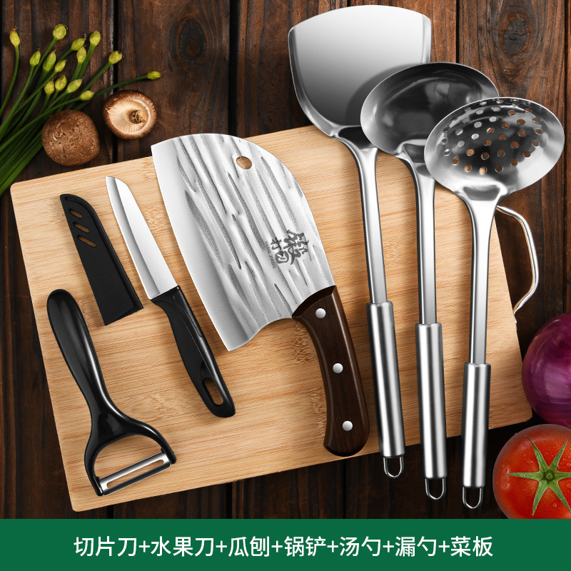 Cuchillo de cocina Longquan 2 - en - 1 con tablero de cortar forjado Yangjiang cuchillo de cocina cuchillo de cocina sin fotos