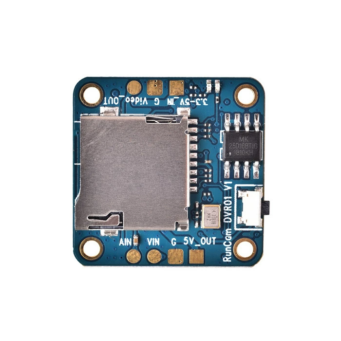 Runcam мини FPV DVR маленькое пересечение машины неразрушающий видеовыход запись высокочастотный вибрационный двигатель аудио