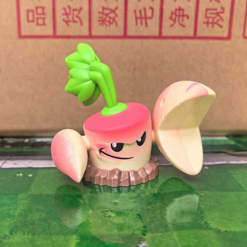 Plants vs. Zombies mecánicos genuinos a granel Gatling Pea Shooter catapulta vinilo juguete malvado dragón pequeño fantasma