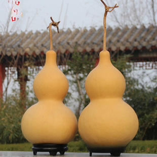 Natural Gourd Pendant Home Decoration Extra-Large Gourd Ornament with Faucet for Store Indoor Hanging Small Gourd