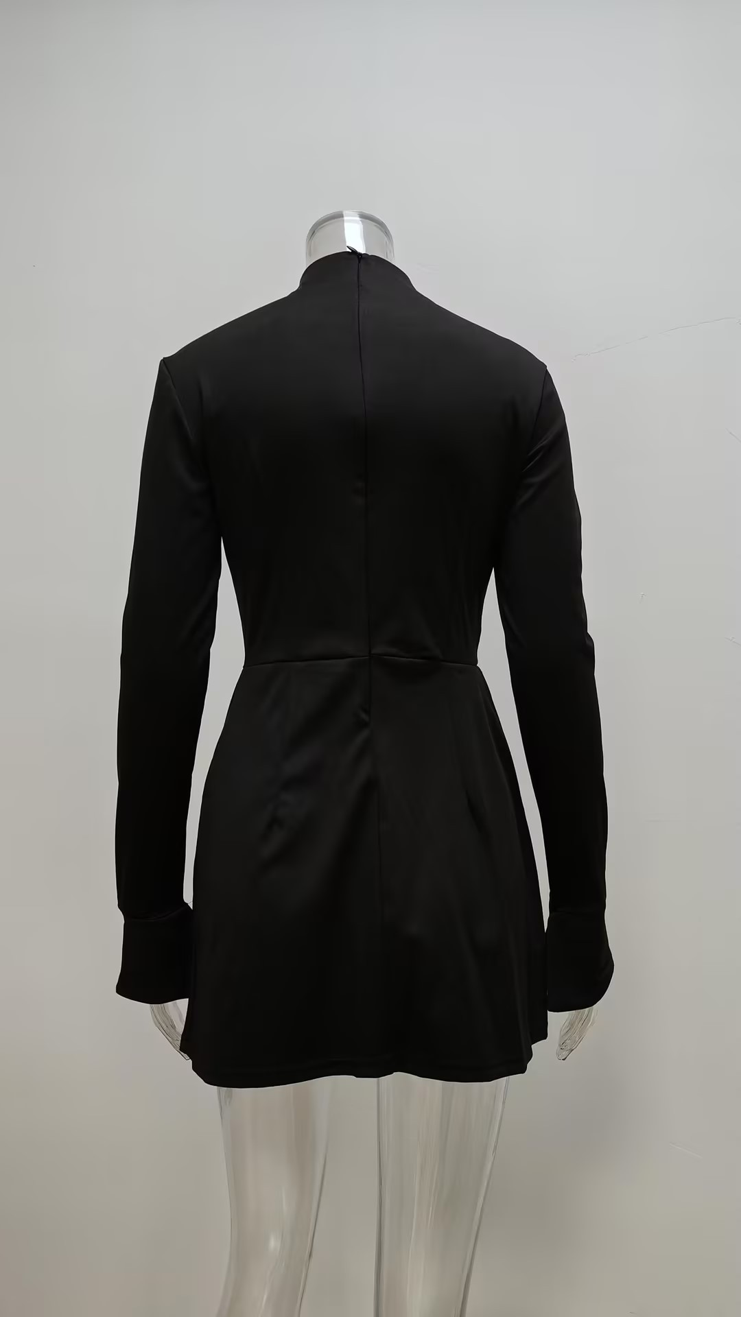 2026 New Spring Women's Fashion Stylish Sexy Bodycon Dress, Elegant And Slim-Fitting Long-Sleeve Dress_ecoleips.com