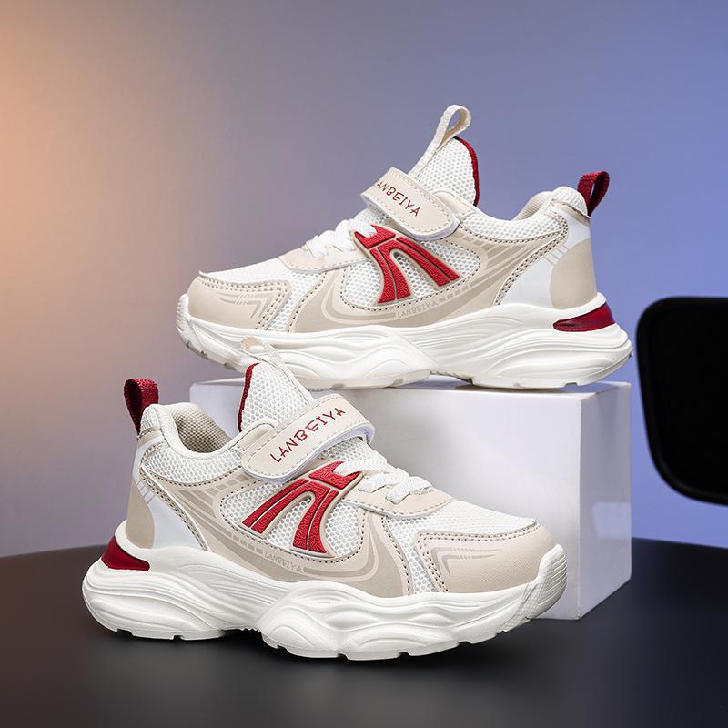 2025 nuevos zapatos juveniles zapatos para niños zapatos de doble red atractivo antiolor y respirable zapatos de correr casuales