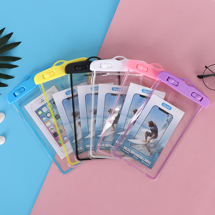 Outdoor Hot Spring Swimming Diving Luminous Waterproof Case PVC Fluorescent Mobile Phone Waterproof Bag Transparent Touch Screen Mobile Phone Case Outdoor Hot Spring Swimming Diving Luminous Waterproof Case PVC Fluorescent Mobile Phone Waterproof Bag Transparent Touch Screen Mobile Phone Case