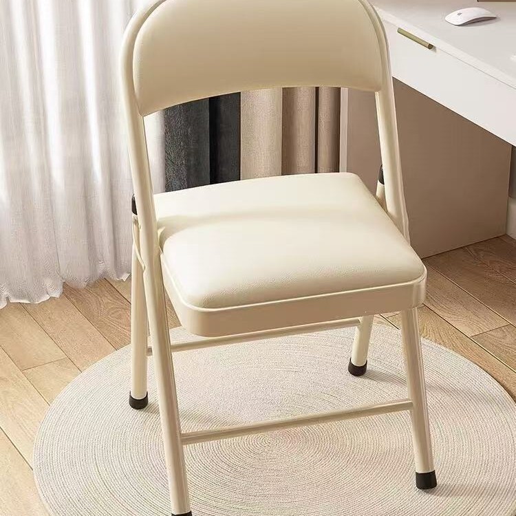 Folding chair, office chair, home chair, study chair with backrest, dormitory study seat, foldable chair for rental apartments