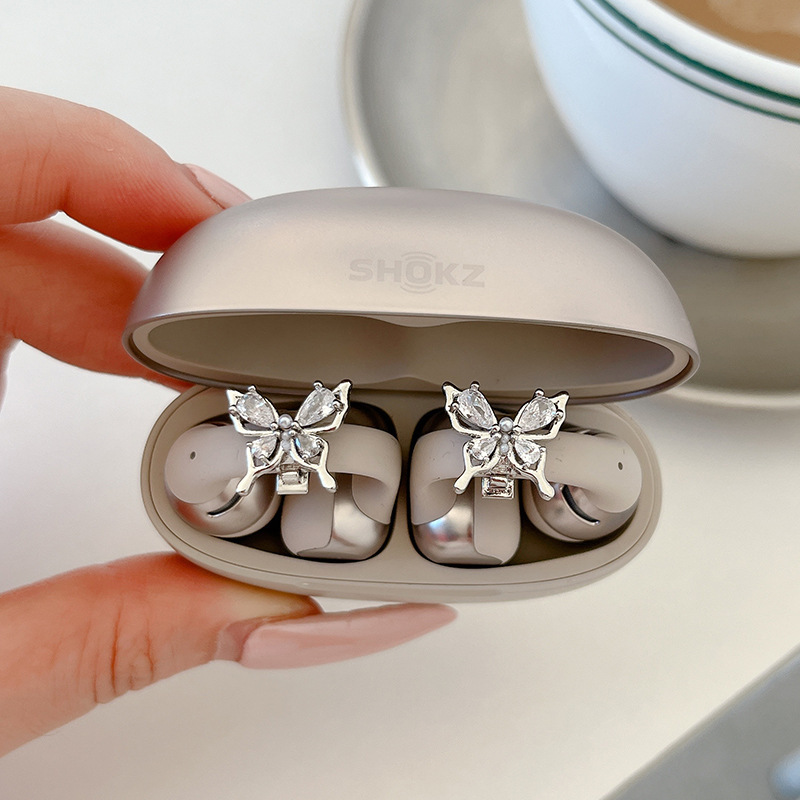 Suitable for Shaoyin Opendots One Ear Clip Accessories Diamond Buckle Headphone Protective Shell Shaoyin E310 Ear Accessories Decoration