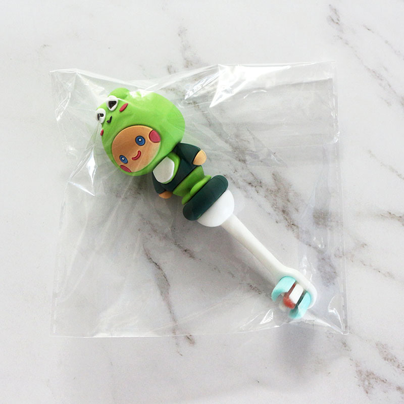 Cepillo de dientes niños bebé pelo suave al por mayor de dibujos animados lindo creativo diez mil pelo cepillo de dientes 2-10 años de edad bebé cepillo de dientes