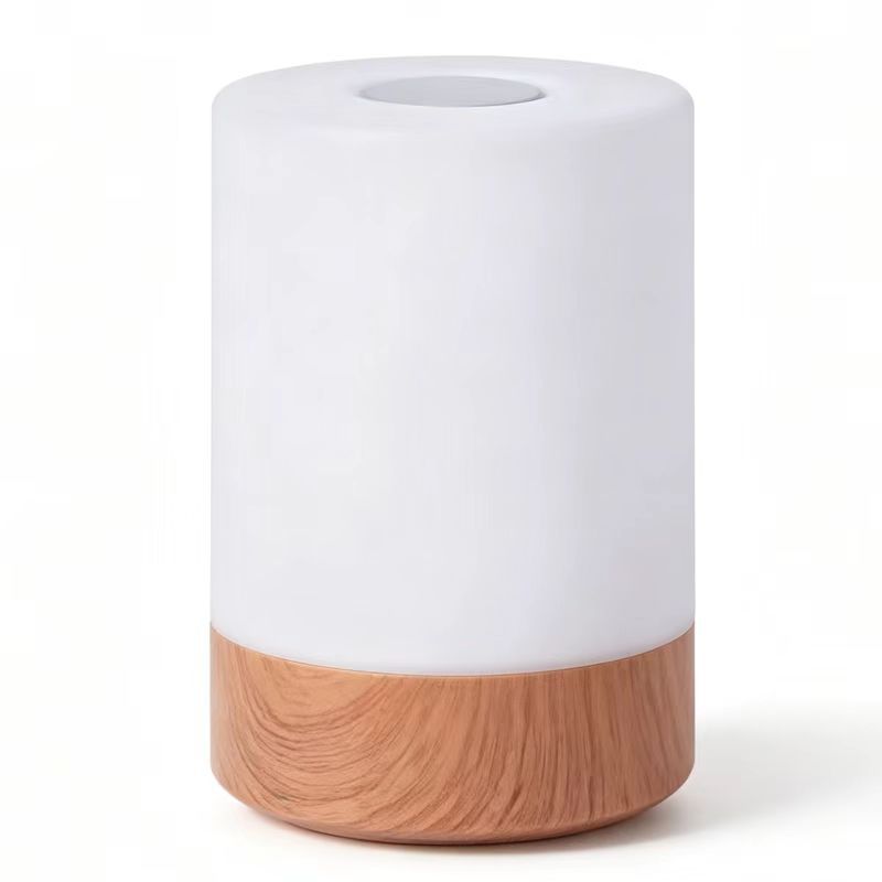 2026 lámpara de madera creativa lámpara de cabecera del dormitorio 13 luminarias luminosas de luz de tensión batería de luz de noche de alta calidad
