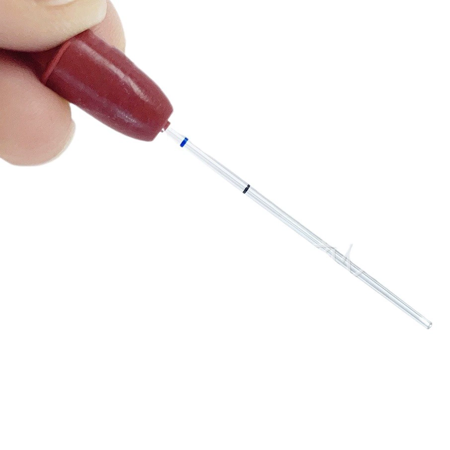 В наличии стеклянная капиллярная трубка 10ul с Красной кожаной головкой 25 шт 1 бочка одноразовая капиллярная соломинка для сбора следов крови