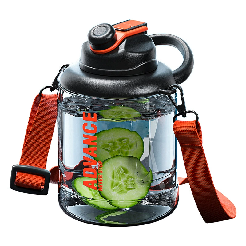 Big capacious extra large summer space sports bottle