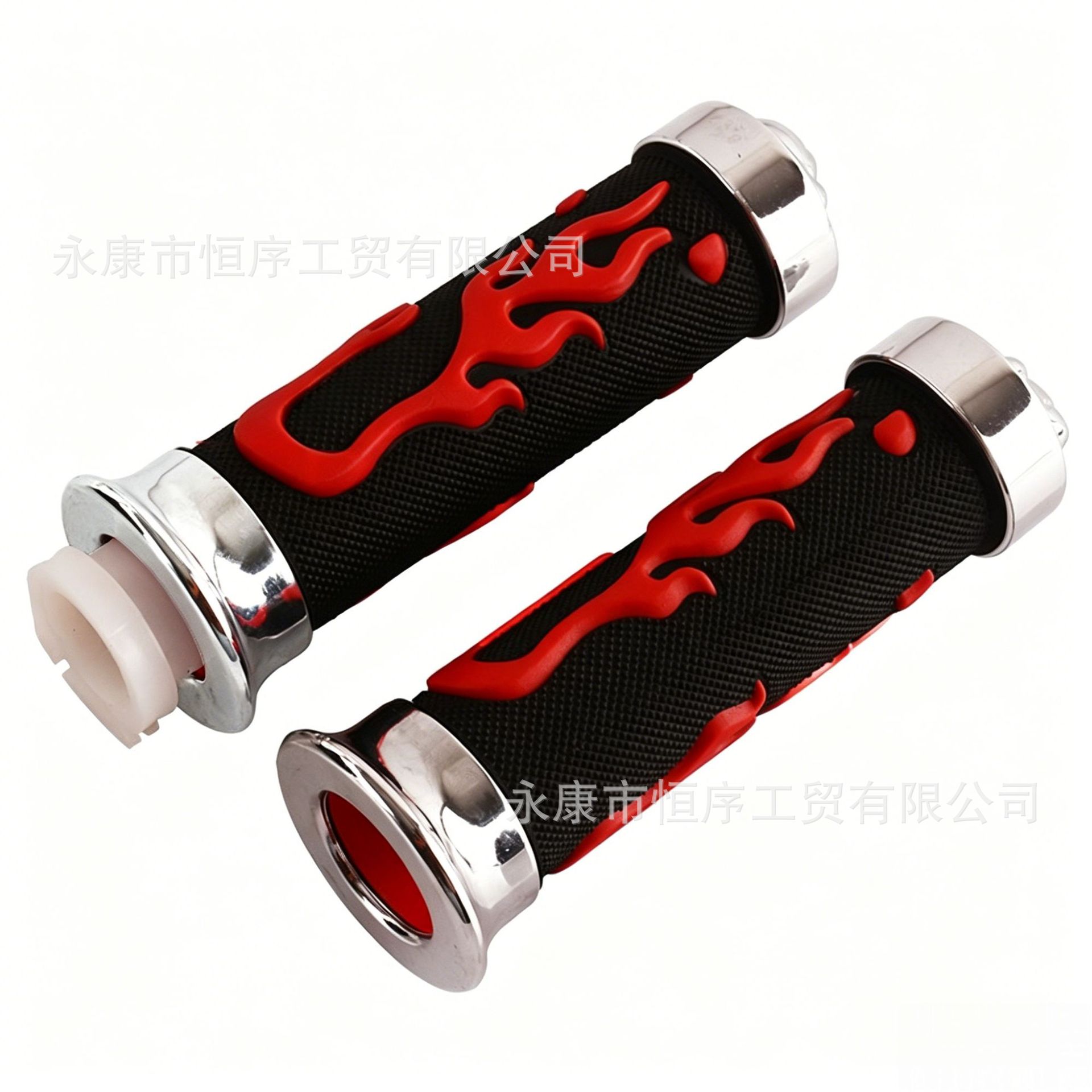 Motorcycle Modified Handlebar Grips, Ghost Fire Scooter Throttle Grip, Rubber Handle Grip, Xun Ying Bike Large Twist Handle Grip