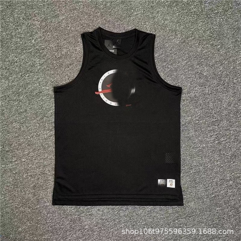 New Vest Summer Aj Flyman Basketball Sports Mesh Casual Quick-Drying Breathable Sleeveless Loose Running Fitness Men