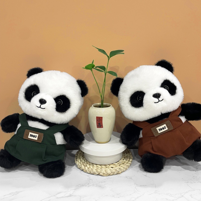 Tesoro nacional Panda muñeca adorable panda gigante muñeca parque zoológico souvenirs tienda de regalos muñeca juguetes de peluche