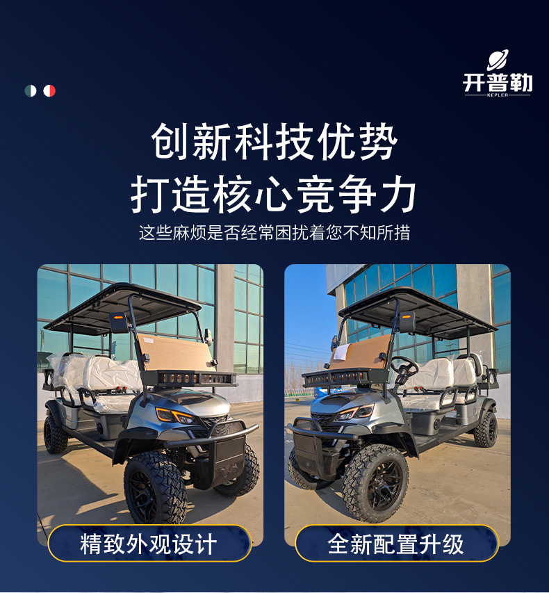 Electric Golf Cart 6 Seats Golf Cart Factory Direct Sales Can Be Customized New Electric Golf Cart