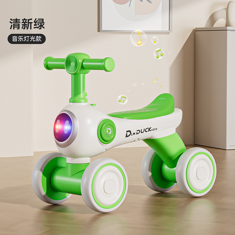 Fabricantes de cuatro ruedas de equilibrio para niños, cuatro ruedas para bebés pequeños, niños pequeños, patinaje deslizante deslizante