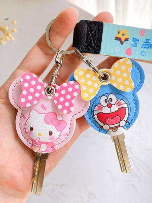 Electric vehicle key cover shell, Cover Cartoon Double-Sided Tram Motorcycle