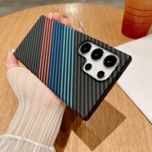 波点碳纤维纹磁吸适用三星S25ultra手机壳超薄s24plus防摔保护套