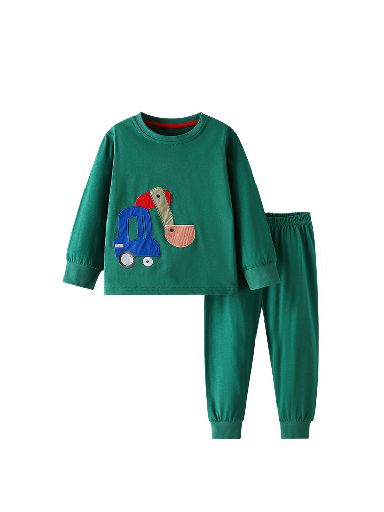 Traje de niño malwee transfronterizo otoño e invierno nuevo estilo europeo y americano niños pequeños y medianos cuello redondo camiseta de manga larga traje de dos piezas servicio a domicilio