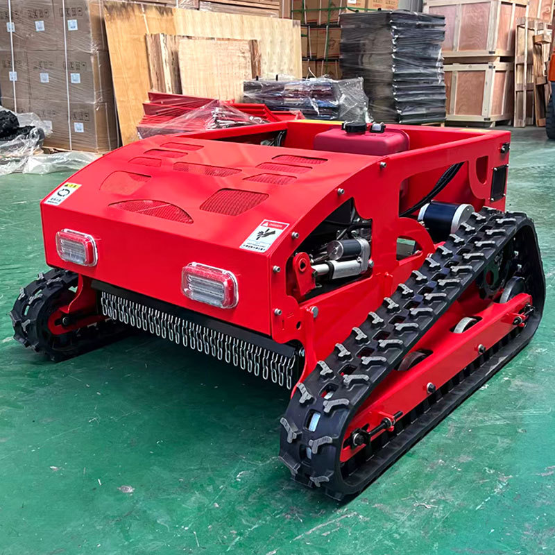 厂家供应 农用小型履带式遥控割草机果园除草机草坪修剪机