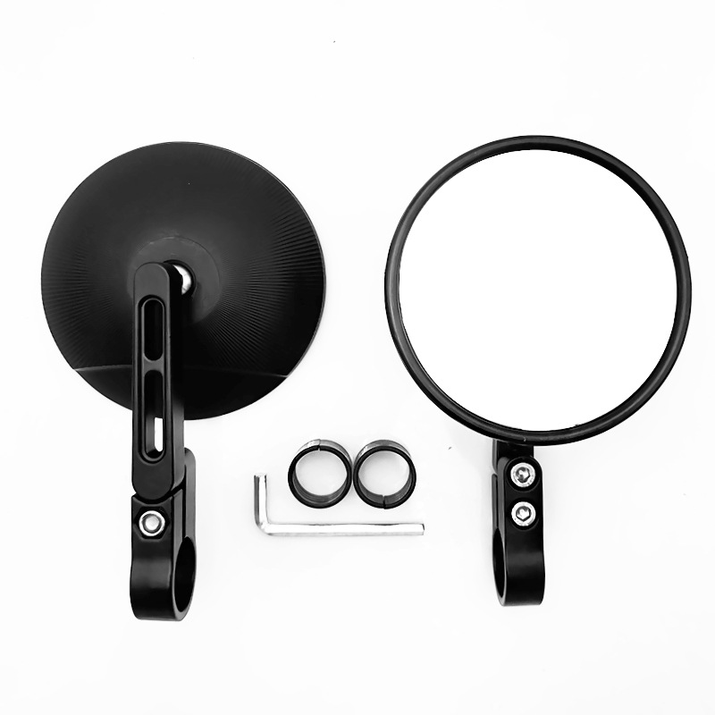 Cross-Border Exclusive Supply of Motorcycle Adjustable Bicycle Rearview Mirrors, Handlebar 22-24 Universal Reversing Mirrors
