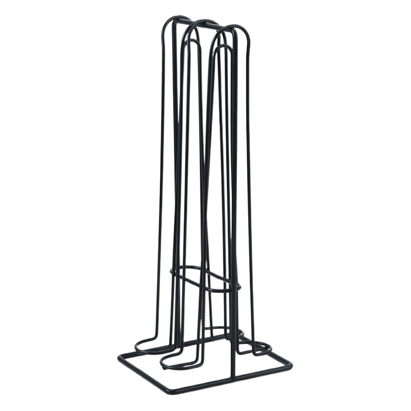 Factory spot metal coffee capsule storage rack iron double-sided coffee capsule storage rack coffee display rack