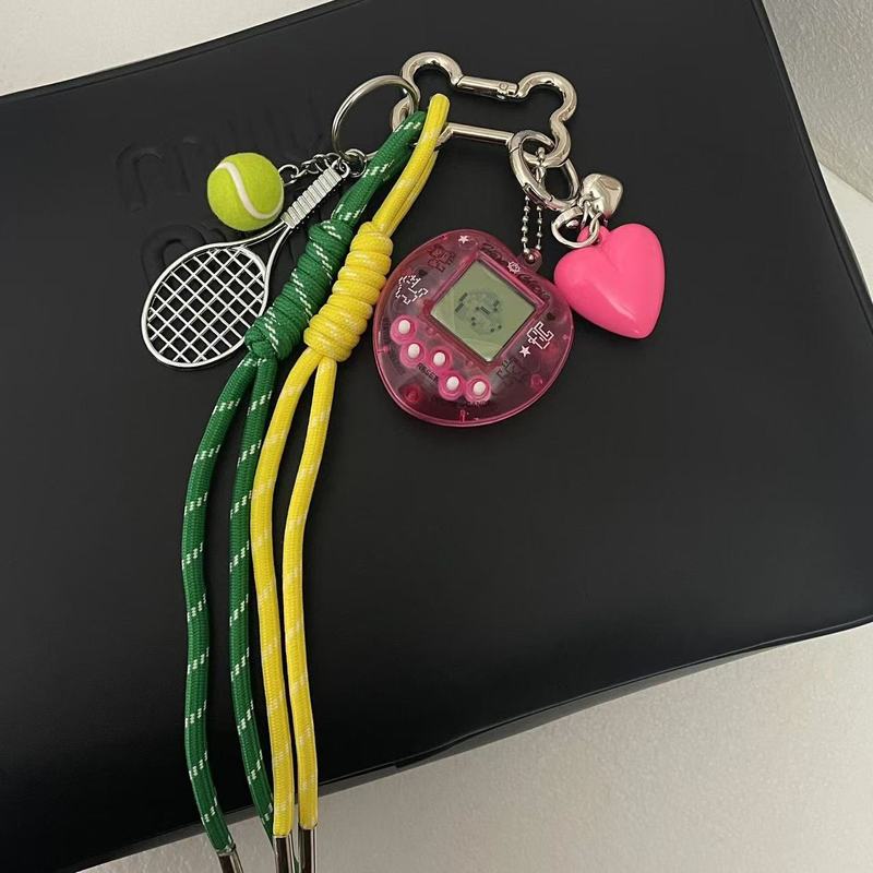 バッグペンダントコレクション miu スタイル多機能織りストラップキーホルダーバッグペンダント diy アクセサリーバックパックパーソナライズされたペンダント|undefined