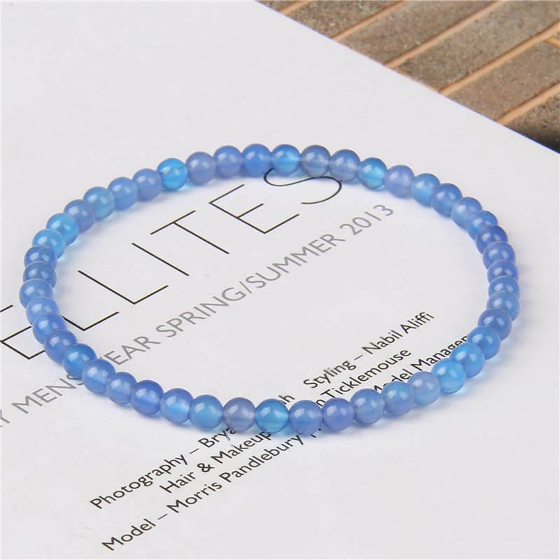 Fashion Round Natural Stone Beaded Bracelets display picture 4