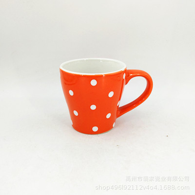 Taza de Cerámica Esmaltada con Estampado Apto para Microondas para Cocina