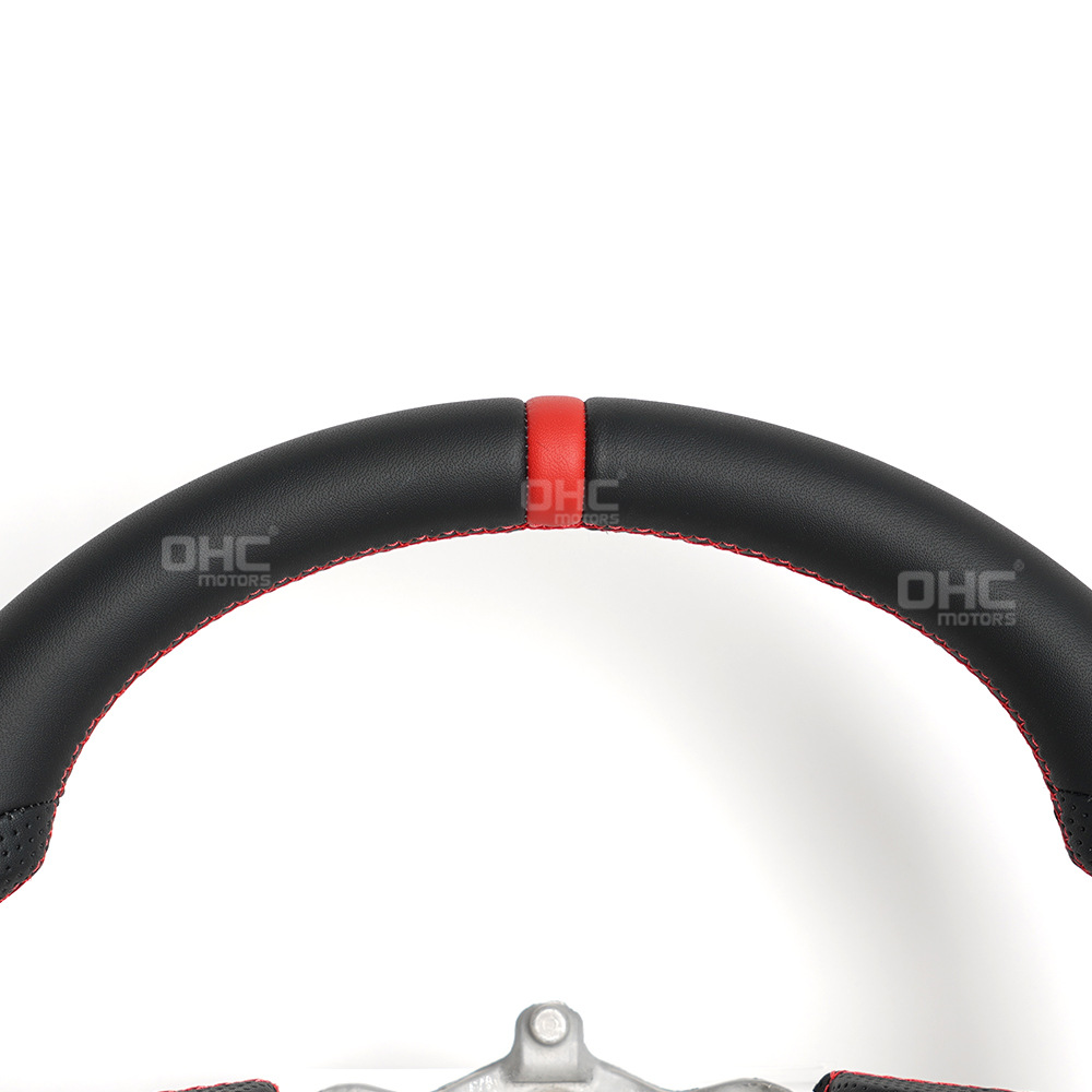 Cross-Border Hot-Selling Product Suitable for 18-23 Models of Jeep Wrangler Jl Full Leather Car Steering Wheel Modification