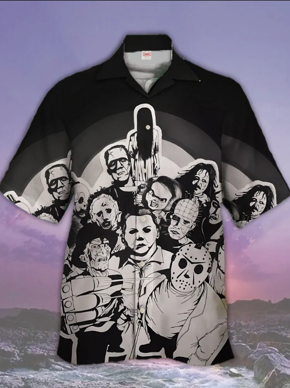 Camisa de cuello cubano impresa en 3D, tienda de fabricantes de hombres, estación independiente de verano de moda, patrón de venta caliente, ropa de hombre de playa hawaiana