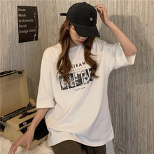 原宿风短袖t恤女2026新款夏装宽松韩版ins潮上衣女直播跨境批发